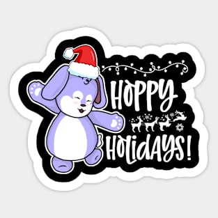 Hoppy Holidays Sticker